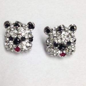 Rhinestone earrings